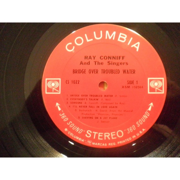 Ray Conniff (11/6/1916-10/12/2002) Bridge Over Troubled Water, 1970, First Press - Picture 5 of 7